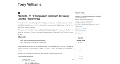 Desktop Screenshot of blog.tonywilliams.me.uk